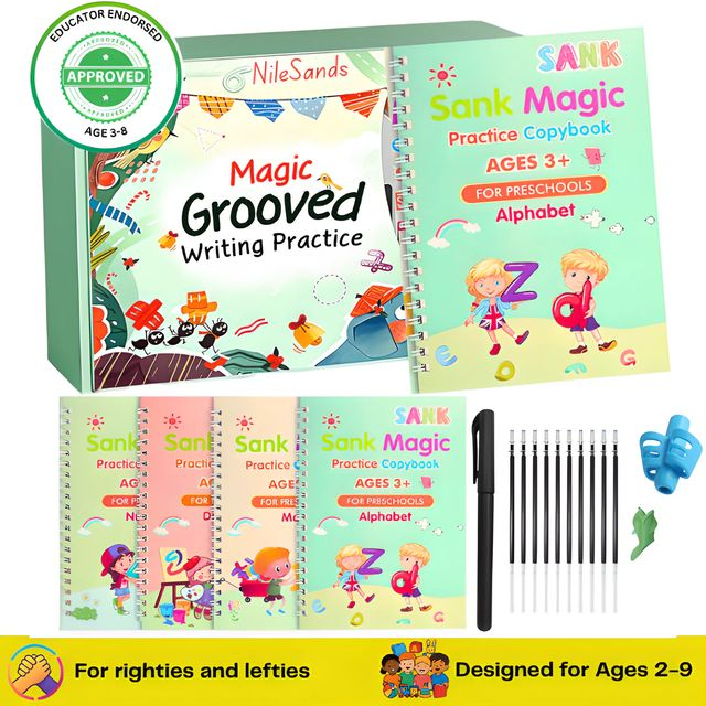 đ„LAST DAY SALE 50%OFFđ„đMagicBook | Kids Practice Copybook Set (4Pcs/Set)