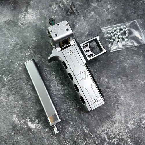 GS272 Semi-auto V5 Slingshot with Double Magazine 22 Shots CNC Aluminum Alloy
