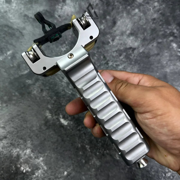 GS272 Semi-auto V5 Slingshot with Double Magazine 22 Shots CNC Aluminum Alloy