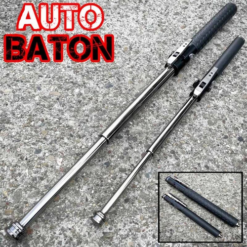 Outdoor Self-Defense Hiking Stick-Auto Baton Self Defense Tool