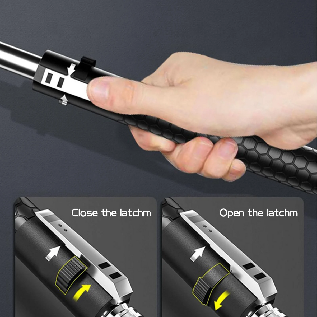 Outdoor Self-Defense Hiking Stick-Auto Baton Self Defense Tool