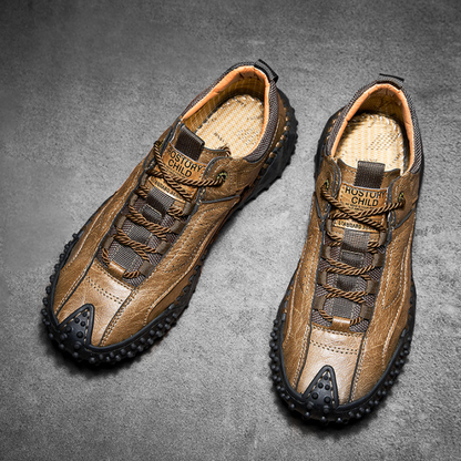 🔥 60% Off – Classic Leather Hiking Boots | Genuine leather, arch support, wide toe box, waterproof and slip-resistant