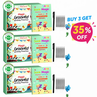 💥LAST DAY SALE 50%OFF💥📚MagicBook | Kids Practice Copybook Set (4Pcs/Set)