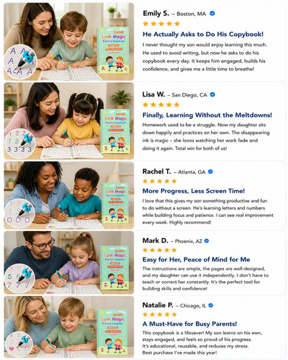 💥LAST DAY SALE 50%OFF💥📚MagicBook | Kids Practice Copybook Set (4Pcs/Set)