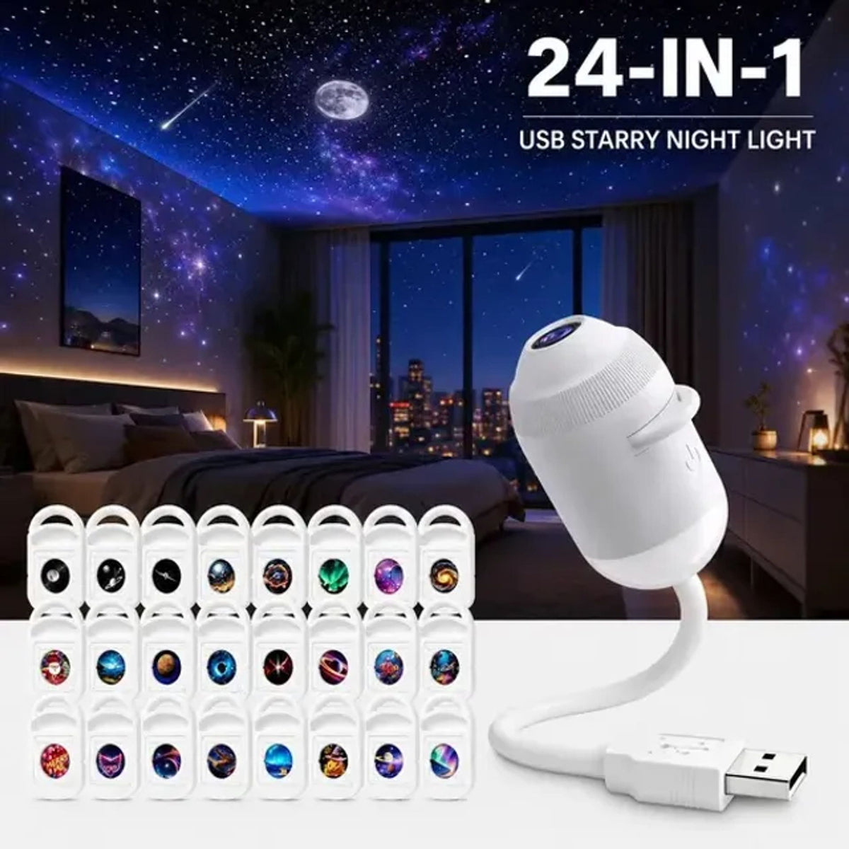 ✨ Plug-and-Play HD Star Projector
