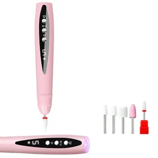 2-in-1 Electric Nail Drill with UV Gel Light Portable Manicure Pedicure Kit