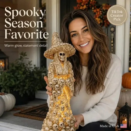 🎃Early Halloween Promotion🏆Skeleton Witch Ornament