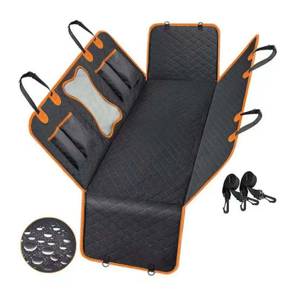 Waterproof Dog Car Seat Cover – Pet Travel Hammock & Rear Seat Protector