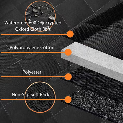 Waterproof Dog Car Seat Cover – Pet Travel Hammock & Rear Seat Protector