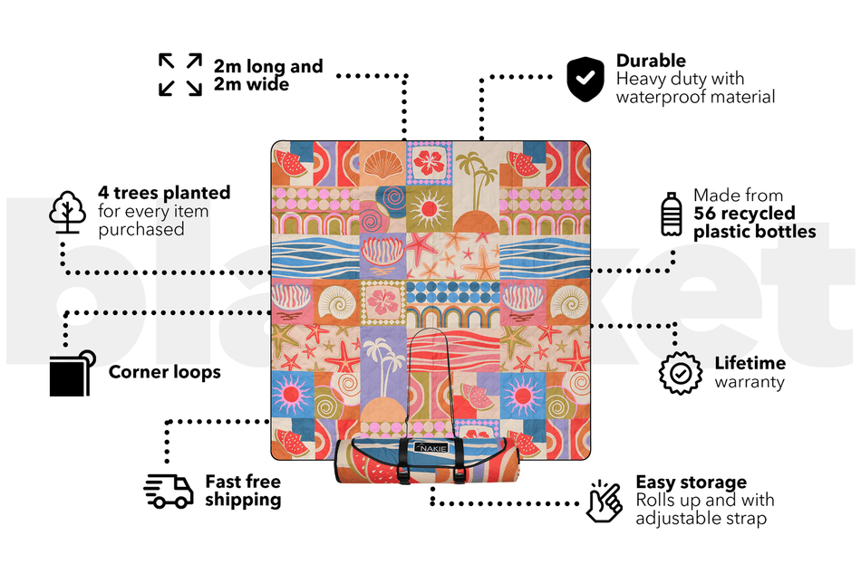 Recycled Picnic Blanket