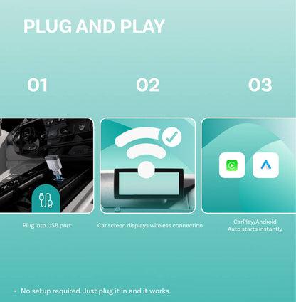 Mini NOVA Wireless CarPlay/Android Auto Adapter