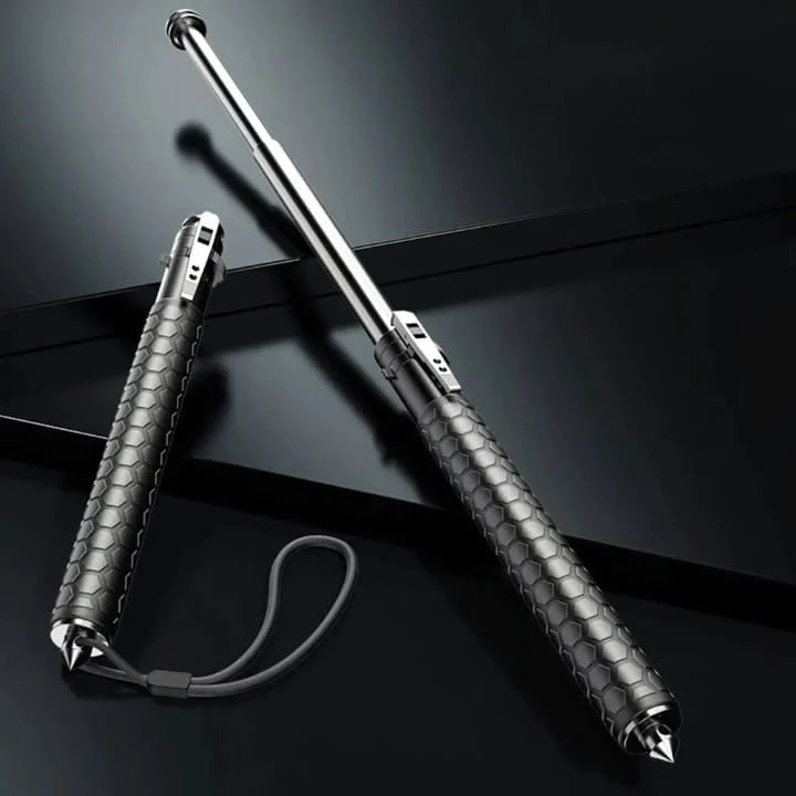 Outdoor Self-Defense Hiking Stick-Auto Baton Self Defense Tool
