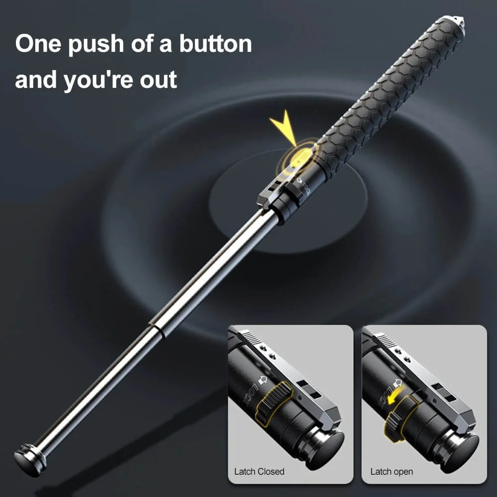Outdoor Self-Defense Hiking Stick-Auto Baton Self Defense Tool